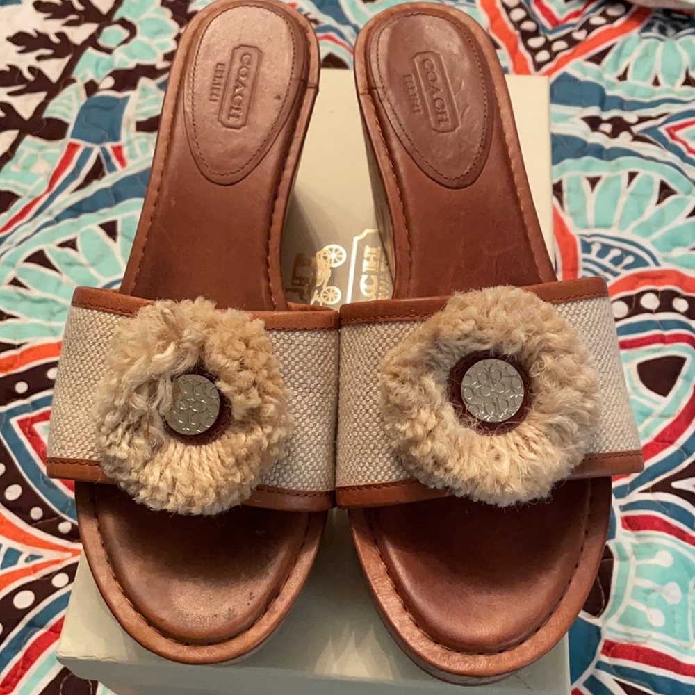 Women’s Coach Sunflower Wedge Sandal